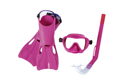 Scuba mask and snorkel, Bestway swimmingpool