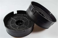 Carbon filter, AEG cooker hood - 137 mm (2 pcs)