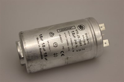 Start capacitor, Husqvarna tumble dryer - 18 uF