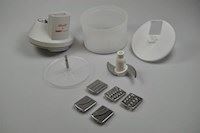 SliceSy "foodprocessor", ESGE mini chopper & handblender - Gray