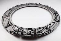 Door frame, Beko washing machine - Gray (inner frame)