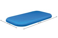 Pool cover, Bestway swimmingpool - Plastic  (rectangular)