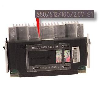 HP - Processor, w/ Heat Sink 550/10