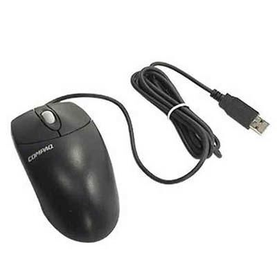 HP - USB Scroll Mouse Carbon