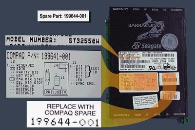 Hewlett Packard Enterprise - DRIVE,2.1GB WIDE,SCSI- 2