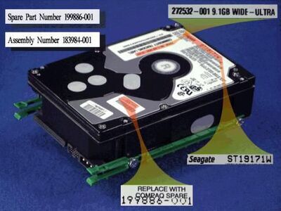 HP - DRIVE,HARD DISK,9GBD,SCSI