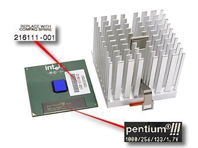 HP - Processor w/ Heat Sink, 1GHz/1