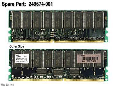 Hewlett Packard Enterprise - MEM MOD,SDRAM,256MB