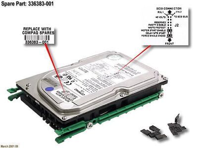 HP - 4.3 ULTRA 10 K WIDE SCSI