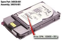 HP - DRIVE,HTPLG,4GB,WU2 SCA