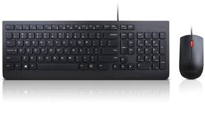 Lenovo - Wired Keyboard + Mouse Combo