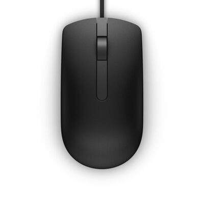 Dell - Optical Mouse-MS116 Black