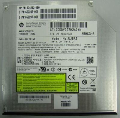 Hewlett Packard Enterprise - 9.5MM SATA DVD RW JB KITG8