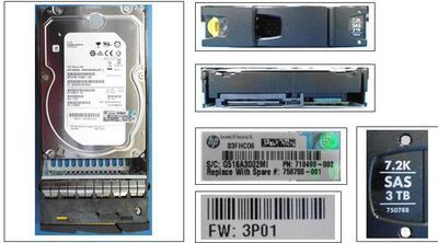 Hewlett Packard Enterprise - DRV 3TB 6G SAS 7.2K NL LFF