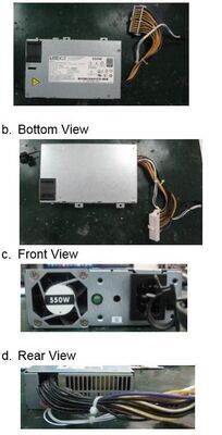 Hewlett Packard Enterprise - 550W FIO Powersupply Kit