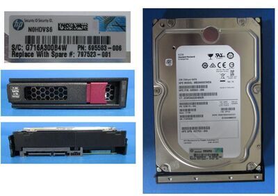 Hewlett Packard Enterprise - DRV HD 2TB 6G 7.2K 3.5 SATA LP