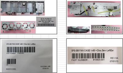 Hewlett Packard Enterprise - APOLLO 4510 G9 Fan CAGE-1X60