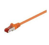 MicroConnect - F/UTP CAT6 1m Orange PVC