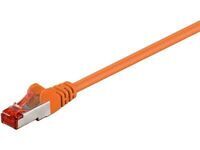 MicroConnect - F/UTP CAT6 7.5m Orange PVC