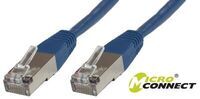 MicroConnect - F/UTP CAT6 15m Blue PVC