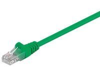 MicroConnect - U/UTP CAT5e 0.25M Green PVC