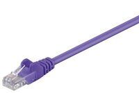 MicroConnect - U/UTP CAT5e 0.25M Purple PVC