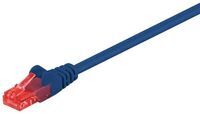 MicroConnect - U/UTP CAT6 0,25M Blue PVC