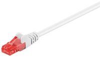 MicroConnect - U/UTP CAT6 0.5M White PVC