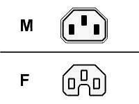 Hewlett Packard Enterprise - 250V 10A Jumper Cord w/C14