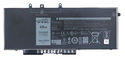 Dell - Battery, 68WHR, 4 Cell,