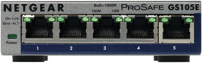 Netgear - 5P Switch 10/100/1000 GS 105E