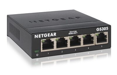 Netgear - 5-PORT GB ETHERNET UNMGD -