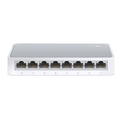 TP-Link - 8 port 10/100 mini Switch, Pla