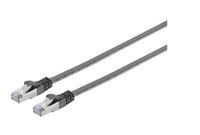 MicroConnect - U/FTP CAT6A 2M Black Flat