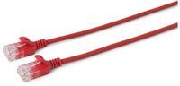 MicroConnect - U/UTP CAT6 1M Red Slim,
