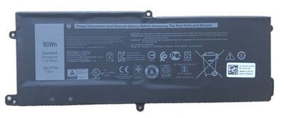 Dell - Battery, 90WHR, 6 Cell,