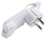 MicroConnect - Schuko Angled Power Plug