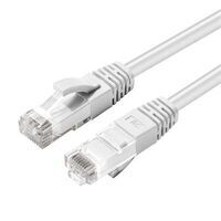 MicroConnect - CAT6A UTP 0.25m White LSZH