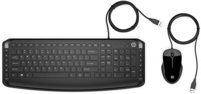 HP - Wired Keyboard Mouse 250 AR