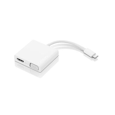 Lenovo - USB-C 3-in-1 Travel Hub - 4K