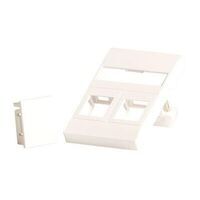 Lanview - Wall plate for 2 x keystone.