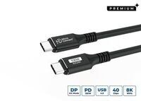 MicroConnect - USB-C to USB-C cable 1m
