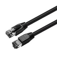 MicroConnect - CAT8.1 S/FTP 1,5m Black LSZH