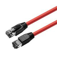 MicroConnect - CAT8.1 S/FTP 5m Red LSZH