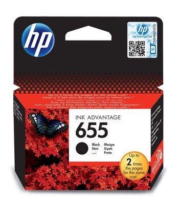 HP - 655 Black Original Ink