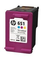 HP - 651 Tri-Color Original Ink