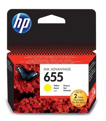 HP - 655 Yellow Original Ink