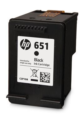 HP - 651 Black Original Ink