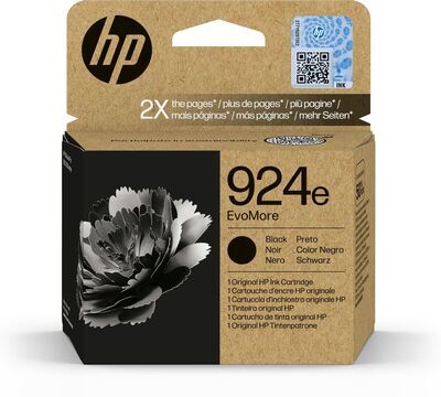 HP - 924E Evomore Black Original