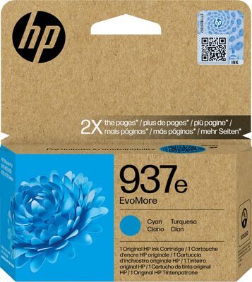 HP - 937E Evomore Cyan Original